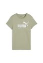 Camisa Deportiva Puma Original Ess No1 Logo Verde Mujer de Puma