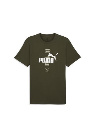 Camisa Tshirt Marca Puma Original Power Tee Verde Hombre Puma