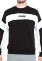 Buzo Negro Puma Rebel Crew de Puma