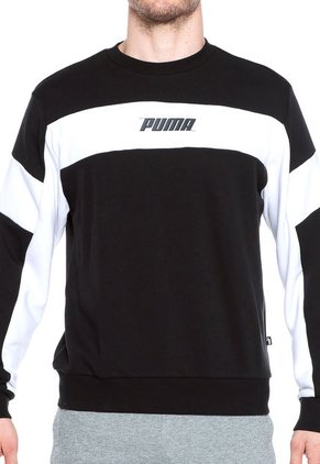 Buzo Negro Puma Rebel Crew