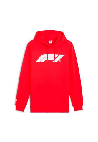 Hoodie Deportivo Puma Original F1 Ess Logo Rojo Para Hombres Puma