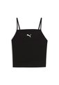Camisas Deportivas Puma Wardrobe Ess Ribbed Tank Negro Mujer de Puma