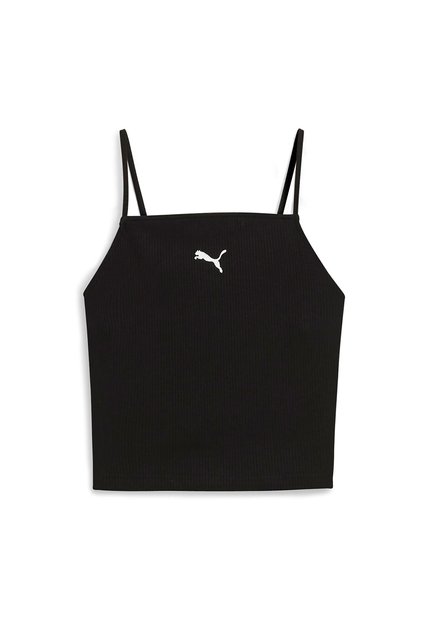 Camisas Deportivas Puma Wardrobe Ess Ribbed Tank Negro Mujer