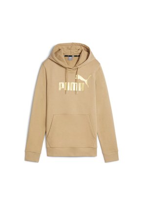 Hoodie Puma Originals Ess Metallic Logo Tr Blanco Para Mujer