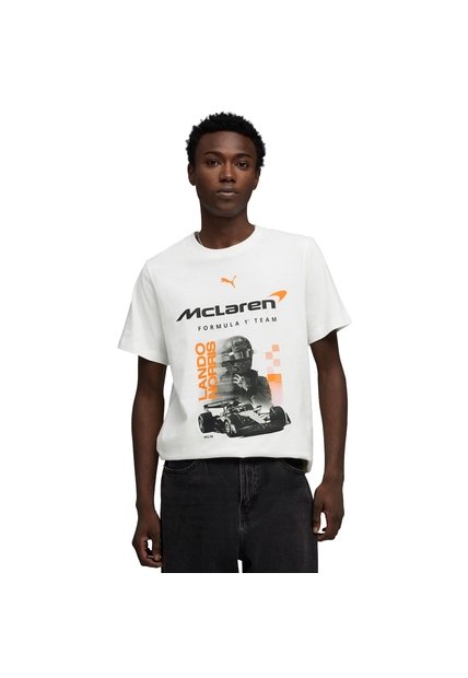 Camisa Deportiva Puma Original Mclaren Racing Naranja Hombre