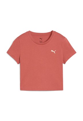 Tshirt Puma Original Wardrobe Ess Baby Tee W Rojo Para Mujer