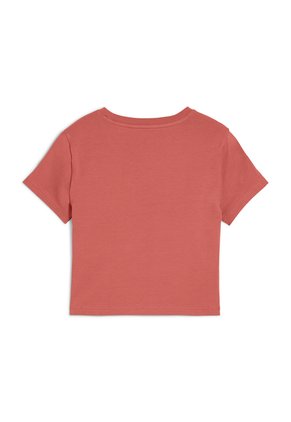 Tshirt Puma Original Wardrobe Ess Baby Tee W Rojo Para Mujer