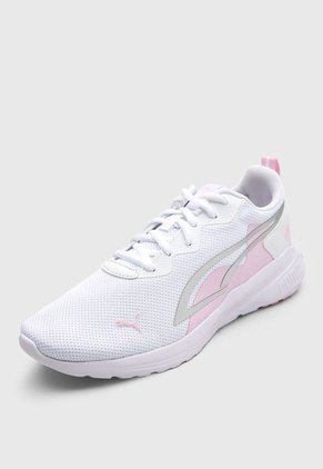 Tenis Lifestyle Blanco-Rosa-Plateado Puma All-Day Active