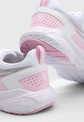Tenis Lifestyle Blanco-Rosa-Plateado Puma All-Day Active