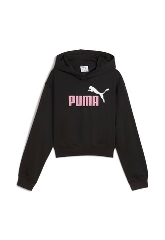 Hoodie Puma Original Ess 2 Color No. 1 Logo Negro Para Niños Puma