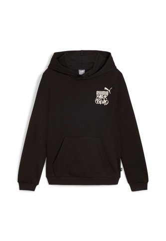 Hoodie Puma Original Essential Mid 90S Youth Negro Para Niño Puma