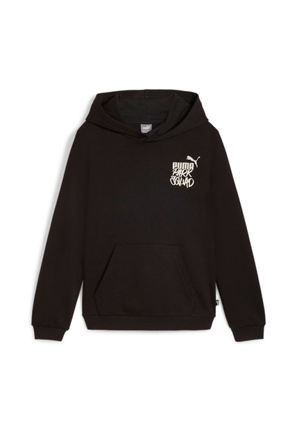 Hoodie Puma Original Essential Mid 90S Youth Negro Para Niño