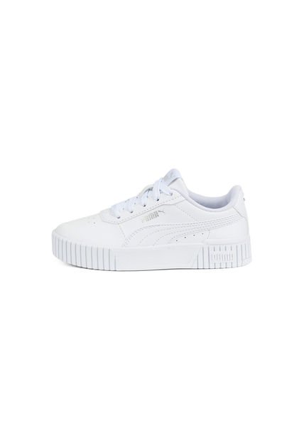 Tenis Puma Para Niño Carina 20 Ps Blanco