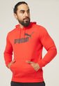 Hoodie Rojo-Negro Puma Essentials Big Logo de Puma