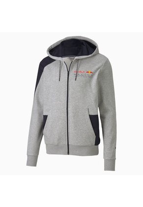 Chaqueta Gris Puma Capucha Red Bull Racing Hombre