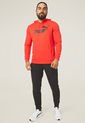 Hoodie Rojo-Negro Puma Essentials Big Logo de Puma