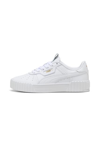 Tenis Deportivos Marca Puma Carina 30 Original Blanco Mujer
