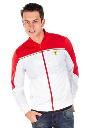 Chaqueta Puma Ferrari Blanco-Rojo