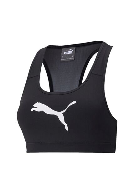 Top Puma Mid Impact 4Keeps Bra W Negro Mujer