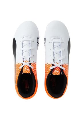 Guayo Blanco-Naranja-Negro Puma EvoSpeed 5.5 Fg Jr