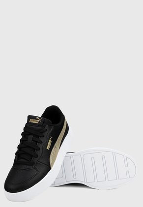 Tenis Lifestyle Negro-Dorado Puma Silver