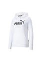 Buzo Blanco Puma Ess Logo Hoodie Fl 586788-02 de Puma