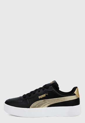 Tenis Lifestyle Negro-Dorado Puma Silver