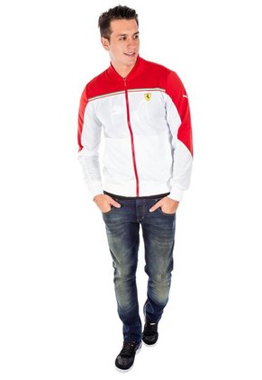 Chaqueta Puma Ferrari Blanco-Rojo