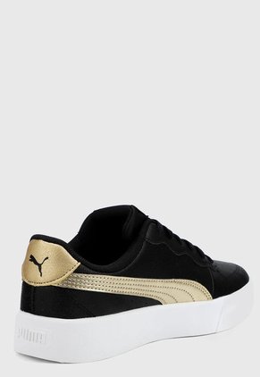 Tenis Lifestyle Negro-Dorado Puma Silver