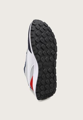 Tenis Lifestyle Gris-Blanco-Azul Navy Puma Runtamed Plus