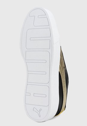 Tenis Lifestyle Negro-Dorado Puma Silver