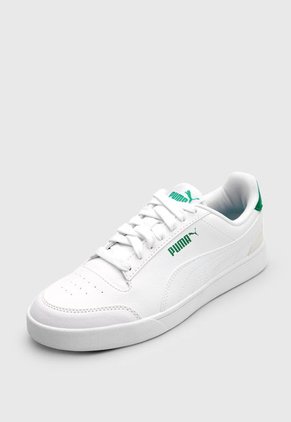 Tenis Lifestyle Blanco-Verde Puma Shuffle