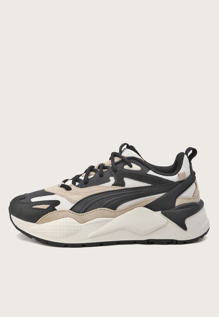 Tenis Lifestyle Negro-Marfil-Beige PUMA RS-X Efekt Premium