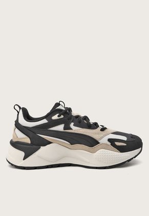Tenis Lifestyle Negro-Marfil-Beige PUMA RS-X Efekt Premium