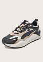 Tenis Lifestyle Negro-Marfil-Beige PUMA RS-X Efekt Premium de Puma