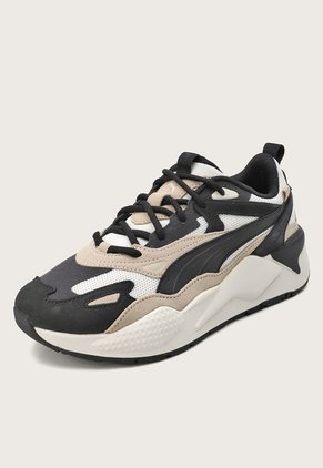 Tenis Lifestyle Negro-Marfil-Beige PUMA RS-X Efekt Premium