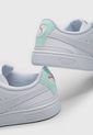 Tenis Lifestyle Blanco-Verde Menta PUMA Vikky V3 Leather de Puma