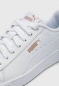 Tenis Lifestyle Blanco-Verde Menta PUMA Vikky V3 Leather de Puma