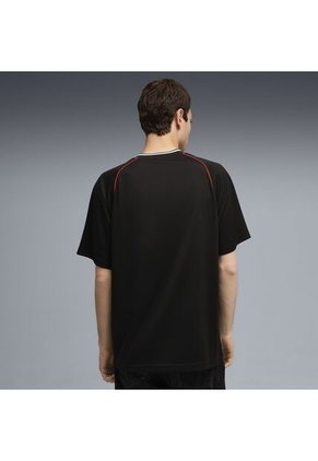 Camisa Deportiva Puma Ess Football Jersey Negro Para Hombre