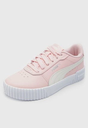 Tenis Lifestyle Palo Rosa-Blanco PUMA Carina 2.0