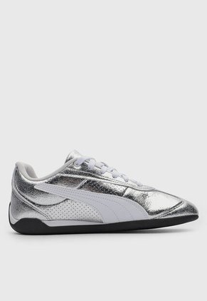 Tenis PUMA Replicatch Metallic Plateado