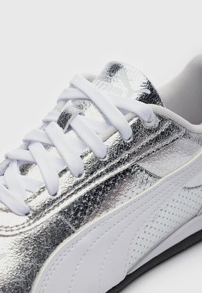 Tenis PUMA Replicatch Metallic Plateado