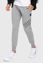 Pantalón Gris-Negro Puma Big Logo de Puma