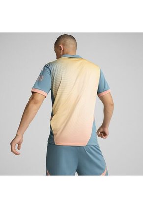 Camiseta Puma Hombre Manchester C. 24 4ta Edición- Rosa-Azul