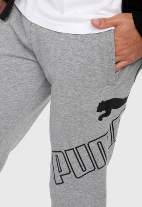 Pantalón Gris-Negro Puma Big Logo