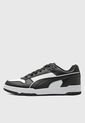 Tenis Lifestyle Negro-Blanco-Dorado Puma RBD Game Low de Puma
