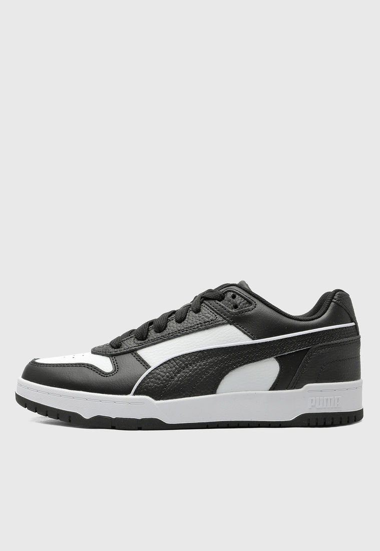 Tenis Puma Club Hombre Negros/blancos/dorados/blancos Con Club Para  Hombre Negro/Blanco/Dorado Zapatillas Puma