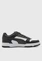 Tenis Lifestyle Negro-Blanco-Dorado Puma RBD Game Low de Puma