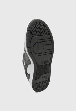 Tenis Lifestyle Negro-Blanco-Dorado Puma RBD Game Low