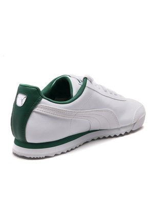 Tenis Lifestyle Blancos-Verdes Puma Roma Basic